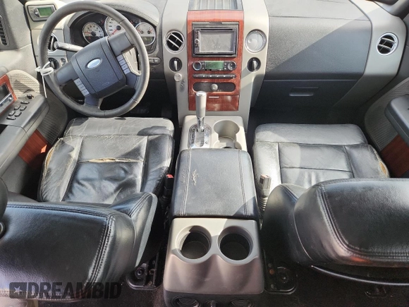 2005 Ford F-150 XLT with VIN 1FTPW14525FB75086, listed as a Copart auction lot 62744005 with 210,245 mi miles and Salvage title. Bid and sale history available at DreamBid. Image 8.