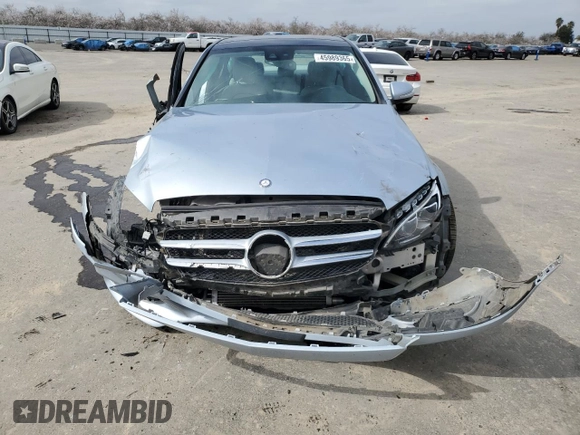 2015 Mercedes-Benz C-Class C 300 with VIN 55SWF4JB3FU072870, listed as a Copart auction lot 45989365 with 80,019 mi miles and Salvage Title. Bid and sale history available at carsss.com. Image 5.