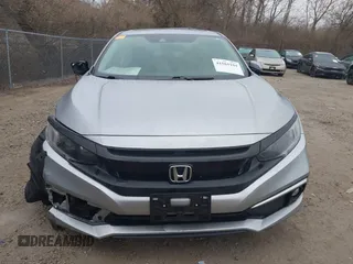 2021 Honda Civic Sedan EX-L with VIN 19XFC1F77ME011926, listed as a IAAI auction lot 41561104 with 76,163 mi miles. Bid and sale history available at carsss.com. Image 12.