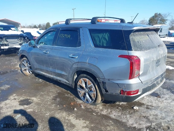 2020 Hyundai Palisade SEL with VIN KM8R34HE9LU066819, listed as a IAAI auction lot 41289904 with 101,709 mi miles. Bid and sale history available at carsss.com. Image 3.