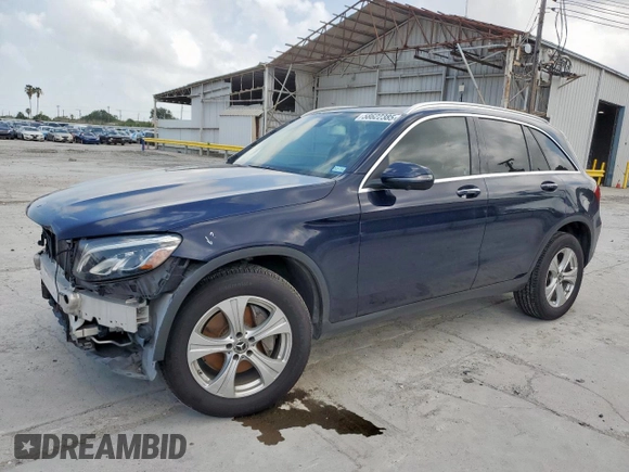 2018 Mercedes-Benz GLC 300 z VIN WDC0G4JB5JV078484, wystawiony jako Copart lot #58622385 z przebiegiem 75 949 mil mil oraz Szkoda całkowita • Salvage title. Historia ofert i sprzedaży dostępna na DreamBid. Obrazek 1.