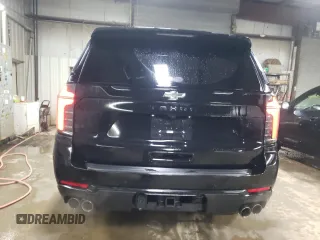 2025 Chevrolet Tahoe Z71 with VIN 1GNS6PRD8SR137179, listed as a Copart auction lot 43597705 with 1,020 mi miles and Salvage title. Bid and sale history available at DreamBid. Image 6.