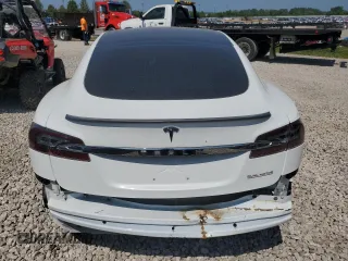 2020 Tesla Model S Performance with VIN 5YJSA1E42LF412448, listed as a Copart auction lot 64893594 with Not provided miles and Salvage title. Bid and sale history available at DreamBid. Image 6.