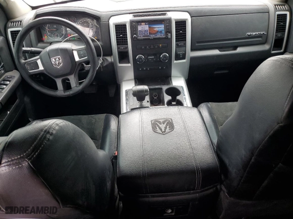 2010 Dodge Ram 1500 SLT with VIN 1D7RB1GT0AS250812, listed as a Copart auction lot 53332925 with 110,128 mi miles and Salvage Title. Bid and sale history available at carsss.com. Image 8.