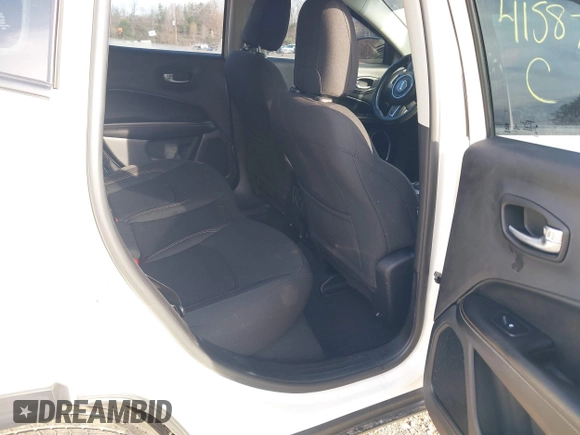 2021 Jeep Compass Sport with VIN 3C4NJDAB3MT555219, listed as a IAAI auction lot 41587525 with 50,427 mi miles and . Bid and sale history available at carsss.com. Image 8.