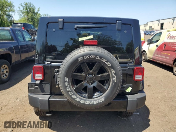 2014 Jeep Wrangler Unlimited Sahara with VIN 1C4HJWEG5EL312006, listed as a Copart auction lot 61821445 with 159,416 mi miles and Salvage title. Bid and sale history available at DreamBid. Image 6.