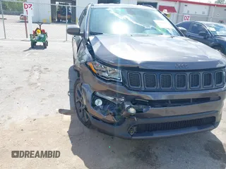 2021 Jeep Compass 80th Anniversary with VIN 3C4NJCEB6MT581320, listed as a IAAI auction lot 41946150 with 16,144 mi miles and . Bid and sale history available at carsss.com. Image 6.