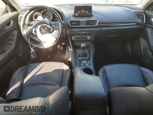 2014 Mazda 3 i Grand Touring with VIN JM1BM1M75E1215868, listed as a Copart auction lot 42330165 with 105,871 mi miles and Salvage Title. Bid and sale history available at DreamBid. Image 8.
