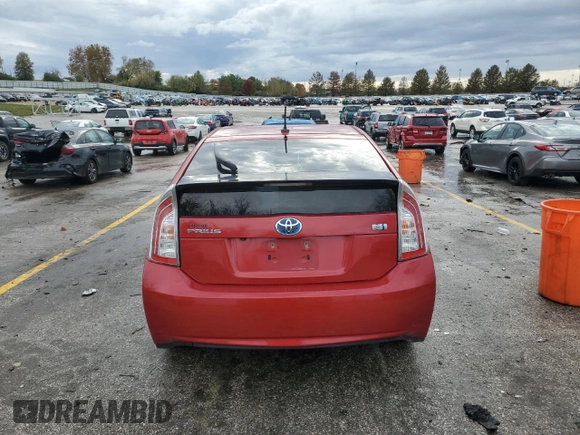 2015 Toyota Prius Four with VIN JTDKN3DU6F0397912, listed as a Copart auction lot 79181854 with 196,146 mi miles and Salvage Title. Bid and sale history available at DreamBid. Image 6.
