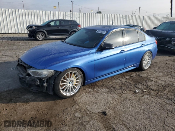 2013 BMW 3 Series 335i with VIN WBA3A9C57DF475179, listed as a Copart auction lot 43170245 with 128,589 mi miles and Salvage Title. Bid and sale history available at carsss.com. Image 1.