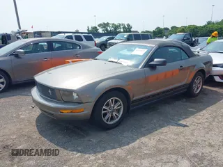 2005 Ford Mustang Deluxe with VIN 1ZVFT84N955183489, listed as a IAAI auction lot 42473437 with 221,709 mi miles and . Bid and sale history available at DreamBid. Image 2.