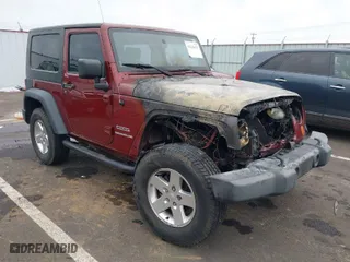 2010 Jeep Wrangler Mountain with VIN 1J4AA2D16AL217417, listed as a IAAI auction lot 41626615 with 1 mi miles. Bid and sale history available at carsss.com. Image 1.