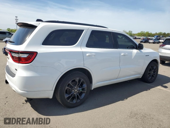 2023 Dodge Durango R/T with VIN 1C4SDJCT9PC605913, listed as a Copart auction lot 58034615 with 33,970 mi miles and Salvage title. Bid and sale history available at DreamBid. Image 3.