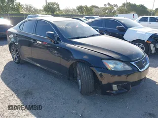 2008 Lexus IS 350 with VIN JTHBE262485021705, listed as a IAAI auction lot 41737406 with 169,138 mi miles and . Bid and sale history available at DreamBid. Image 1.