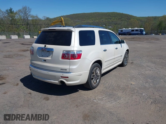 2012 GMC Acadia Denali with VIN 1GKKVTED7CJ408134, listed as a IAAI auction lot 42118748 with 173,977 mi miles. Bid and sale history available at carsss.com. Image 4.
