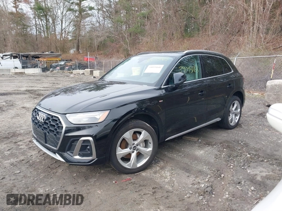 2022 Audi Q5 S line Premium Plus z VIN WA1EAAFY5N2027089, wystawiony jako IAAI lot #39093168 z przebiegiem 24 523 mil mil oraz . Historia ofert i sprzedaży dostępna na DreamBid. Obrazek 17.