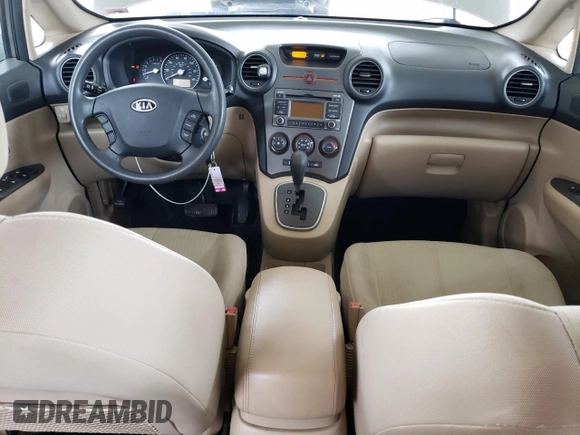 2009 Kia Rondo LX with VIN KNAFG526297252855, listed as a Copart auction lot 84956504 with 83,351 mi miles and Salvage Title. Bid and sale history available at carsss.com. Image 8.