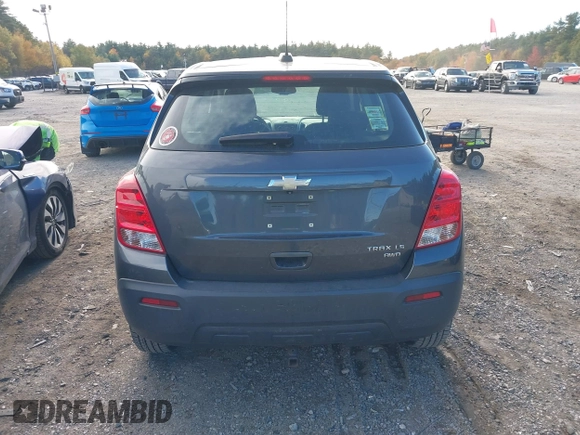 2016 Chevrolet Trax LS with VIN 3GNCJNSB3GL224437, listed as a IAAI auction lot 40637048 with 74,457 mi miles. Bid and sale history available at carsss.com. Image 16.