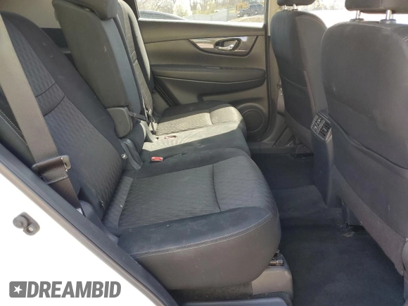 2017 Nissan Rogue SV with VIN KNMAT2MTXHP606629, listed as a Copart auction lot 50527055 with 121,666 mi miles and Salvage Title. Bid and sale history available at carsss.com. Image 12.