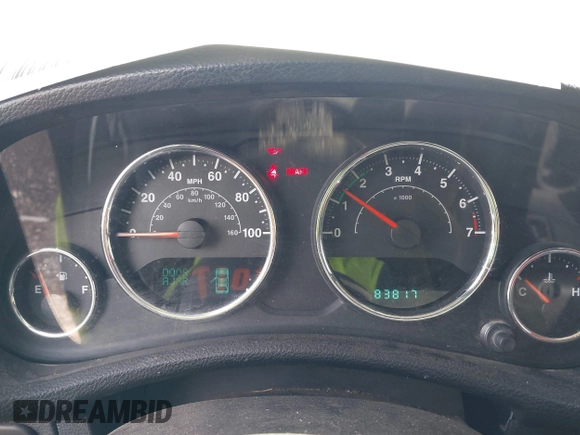 2013 Jeep Wrangler Unlimited Rubicon with VIN 1C4BJWFGXDL502435, listed as a IAAI auction lot 41937642 with 83,817 mi miles and . Bid and sale history available at DreamBid. Image 7.