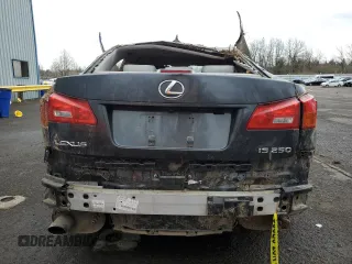 2008 Lexus IS 250 with VIN JTHBK262382074079, listed as a Copart auction lot 47174075 with Not Provided miles and Salvage Title. Bid and sale history available at DreamBid. Image 6.