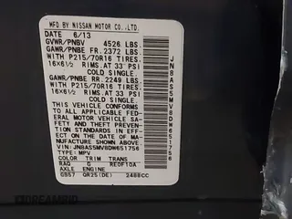 2013 Nissan Rogue SL z VIN JN8AS5MV8DW651756, wystawiony jako IAAI lot #42189195 z przebiegiem 138 885 mil mil oraz . Historia ofert i sprzedaży dostępna na DreamBid. Obrazek 9.