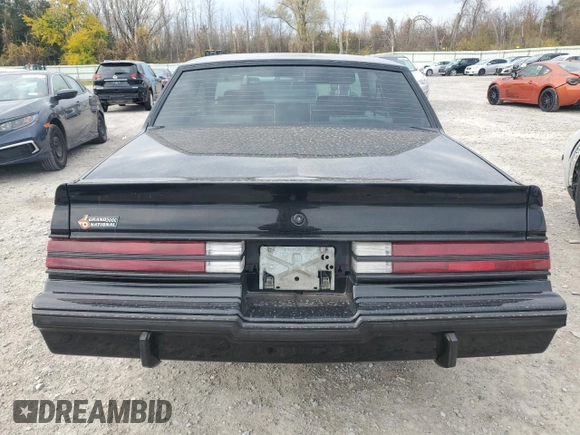 1986 Buick Regal with VIN 1G4GK4771GP230212, listed as a Copart auction lot 76788864 with 95,621 mi miles and Salvage Title. Bid and sale history available at DreamBid. Image 6.