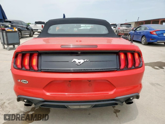 2020 Ford Mustang EcoBoost с VIN 1FATP8UH0L5145026, выставлен на аукционе Copart как лот 56634965 с пробегом 30 699 миль миль и Списание • Salvage title. История ставок и продаж доступна на DreamBid. Изображение 6.