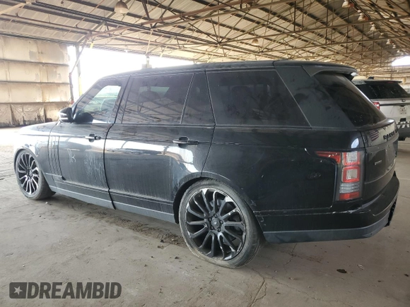 2014 Land Rover Range Rover Supercharged with VIN SALGS3TF1EA190301, listed as a Copart auction lot 55498995 with Not provided miles and Clean title. Bid and sale history available at DreamBid. Image 2.
