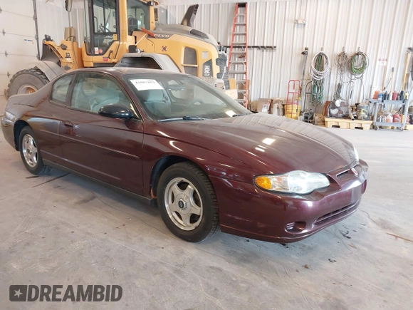 2004 Chevrolet Monte Carlo LS with VIN 2G1WW12E349435431, listed as a IAAI auction lot 42087853 with 171,581 mi miles. Bid and sale history available at carsss.com. Image 1.