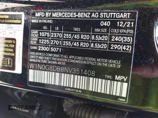 2022 Mercedes-Benz GLC 300 z VIN W1N0G8DB8NV351408, wystawiony jako IAAI lot #42396472 z przebiegiem 61 766 mil mil oraz . Historia ofert i sprzedaży dostępna na DreamBid. Obrazek 9.