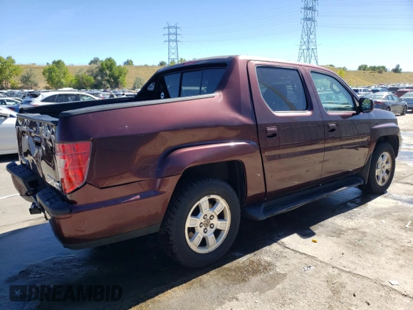 2009 Honda Ridgeline RTS with VIN 2HJYK16459H500530, listed as a Copart auction lot 72944764 with 87,047 mi miles and Salvage Title. Bid and sale history available at carsss.com. Image 3.