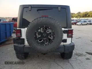 2017 Jeep Wrangler Unlimited Sport with VIN 1C4BJWDG8HL557698, listed as a Copart auction lot 61863415 with 94,335 mi miles and Salvage title. Bid and sale history available at DreamBid. Image 6.