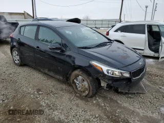 2017 Kia Forte5 LX with VIN KNAFK5A86H5682156, listed as a Copart auction lot 45861385 with 104,591 mi miles and Salvage Title. Bid and sale history available at carsss.com. Image 4.