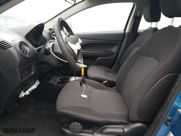 2020 Mitsubishi Mirage ES with VIN ML32A3HJ2LH003107, listed as a Copart auction lot 45206635 with 37,380 mi miles and Salvage Title. Bid and sale history available at carsss.com. Image 7.