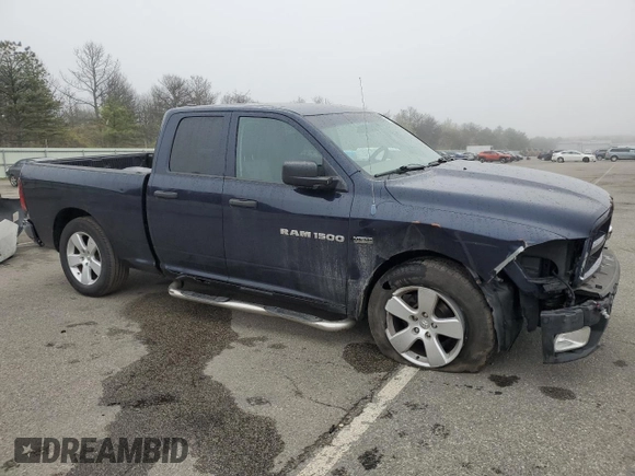 2012 Ram 1500 Express with VIN 1C6RD6FT0CS246384, listed as a Copart auction lot 55428975 with 176,632 mi miles and Non repairable. Bid and sale history available at DreamBid. Image 4.