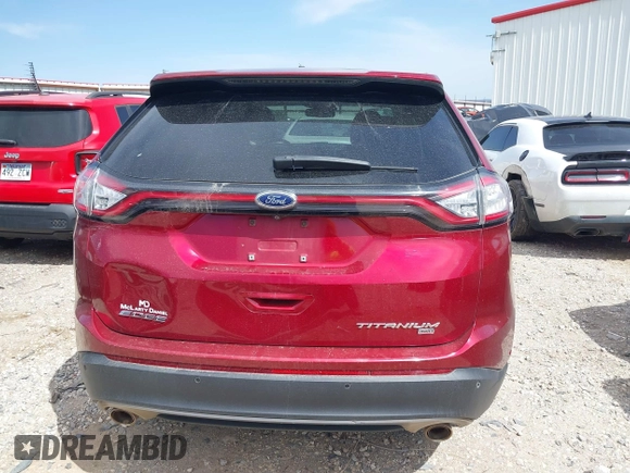 2017 Ford Edge Titanium z VIN 2FMPK4K85HBB14729, wystawiony jako IAAI lot #41846242 z przebiegiem 129 280 mil mil oraz . Historia ofert i sprzedaży dostępna na DreamBid. Obrazek 16.