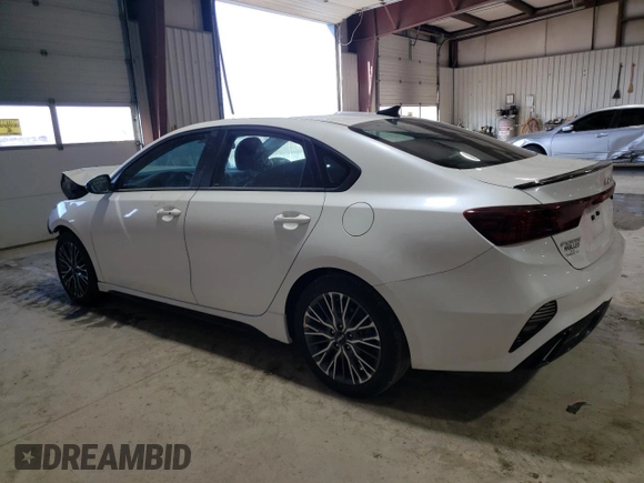 2024 Kia Forte GT-Line with VIN 3KPF54AD0RE753374, listed as a Copart auction lot 45887275 with 23,210 mi miles and Salvage Title. Bid and sale history available at carsss.com. Image 2.