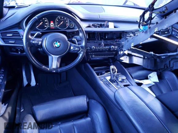 2017 BMW X6 xDrive35i with VIN 5UXKU2C55H0N85233, listed as a Copart auction lot 73306483 with 41,203 mi miles. Bid and sale history available at carsss.com. Image 8.