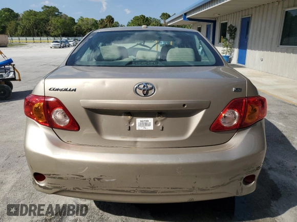 2010 Toyota Corolla with VIN 2T1BU4EE4AC427018, listed as a Copart auction lot 48974735 with 59,543 mi miles and Salvage Title. Bid and sale history available at carsss.com. Image 6.