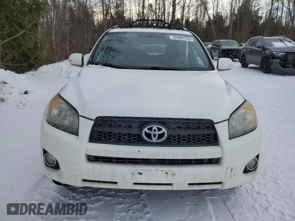 2010 Toyota RAV4 Sport with VIN 2T3RF4DV9AW041582, listed as a Copart auction lot 42402725 with 262,601 mi miles and Salvage Title. Bid and sale history available at carsss.com. Image 5.