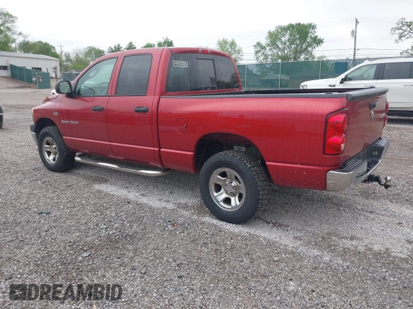 2007 Dodge 1500 SLT with VIN 1D7HU18297J609097, listed as a IAAI auction lot 42059868 with 34,884 mi miles. Bid and sale history available at carsss.com. Image 3.