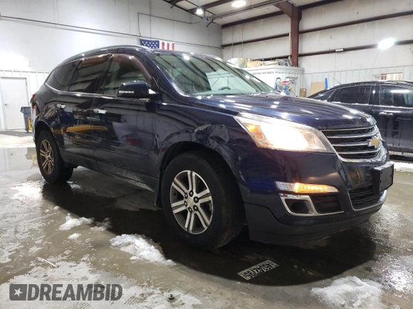 2015 Chevrolet Traverse LT z VIN 1GNKVHKDXFJ267696, wystawiony jako Copart lot #45374105 z przebiegiem 178 378 mil mil oraz Szkoda całkowita • Salvage title. Historia ofert i sprzedaży dostępna na DreamBid. Obrazek 4.