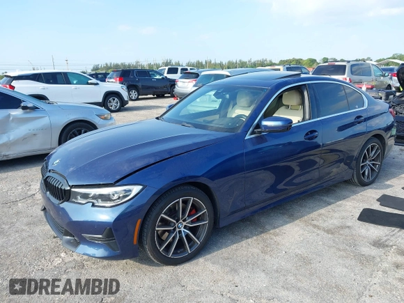 2021 BMW 3 Series 330i with VIN 3MW5R1J00M8C11837, listed as a IAAI auction lot 41964907 with 37,144 mi miles and . Bid and sale history available at carsss.com. Image 17.