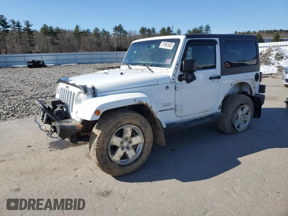 2014 Jeep Wrangler Sahara with VIN 1C4AJWBGXEL125544, listed as a Copart auction lot 51961845 with 146,917 mi miles and Salvage title. Bid and sale history available at DreamBid. Image 1.