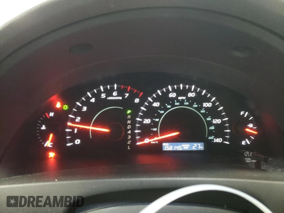 2009 Toyota Camry with VIN 4T4BE46K29R049993, listed as a Copart auction lot 45379805 with 158,145 mi miles and Salvage Title. Bid and sale history available at carsss.com. Image 9.