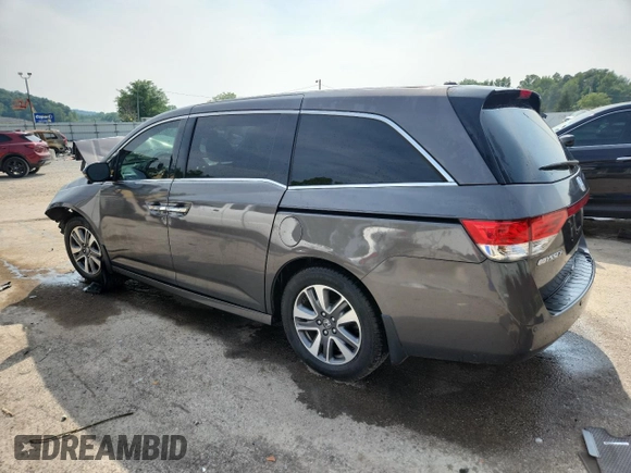 2015 Honda Odyssey Touring Elite with VIN 5FNRL5H98FB125532, listed as a Copart auction lot 60656485 with 184,421 mi miles and Non repairable. Bid and sale history available at DreamBid. Image 2.