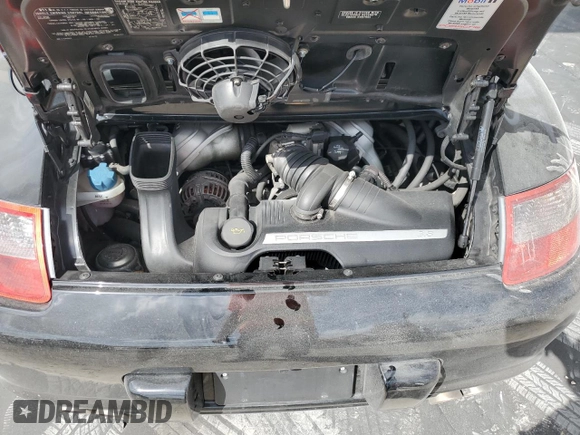 2005 Porsche 911 Carrera S with VIN WP0CB29935S765395, listed as a Copart auction lot 47472855 with 46,271 mi miles and Salvage Title. Bid and sale history available at DreamBid. Image 11.