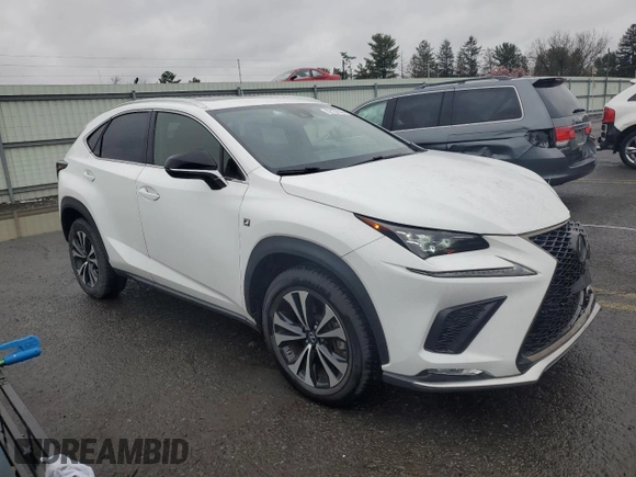 2020 Lexus NX 300 F Sport z VIN JTJSARDZ8L5015532, wystawiony jako Copart lot #52137535 z przebiegiem 14 602 mil mil oraz Szkoda całkowita • Salvage title. Historia ofert i sprzedaży dostępna na DreamBid. Obrazek 4.