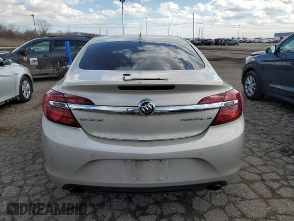 2014 Buick Regal Premium I with VIN 2G4GN5EX4E9323866, listed as a Copart auction lot 66294354 with 77,595 mi miles and Clean title. Bid and sale history available at DreamBid. Image 6.